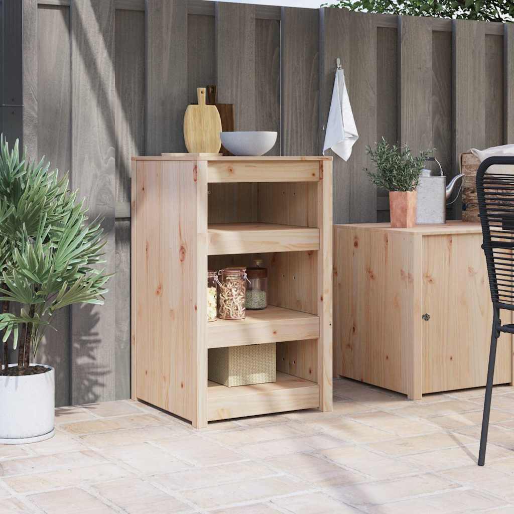 Kitchen Cabinet Brown 55 x 55 x 92 cm Solid Pine wood