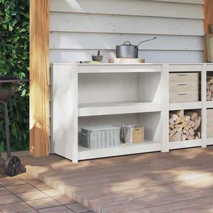 Kitchen Cabinet White 106 x 55 x 92 cm Solid Pine wood
