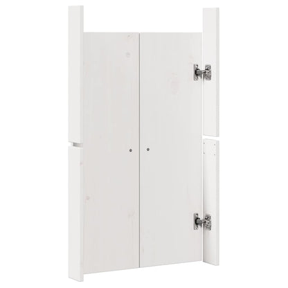 Kitchen Door with Door White 50 x 9 x 82 cm Solid Pine wood