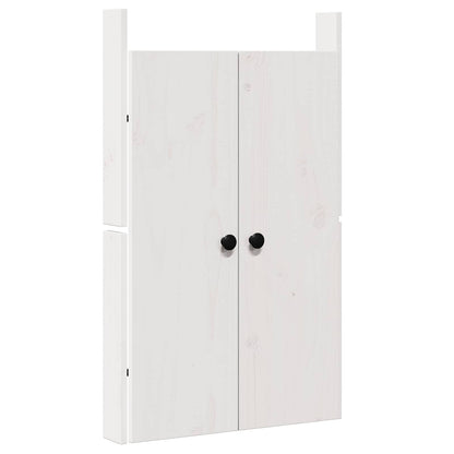 Kitchen Door MEPPEL 2 pcs White 50 x 9 x 82 cm Solid Pine wood
