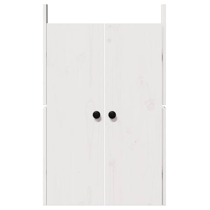Kitchen Door MEPPEL 2 pcs White 50 x 9 x 82 cm Solid Pine wood
