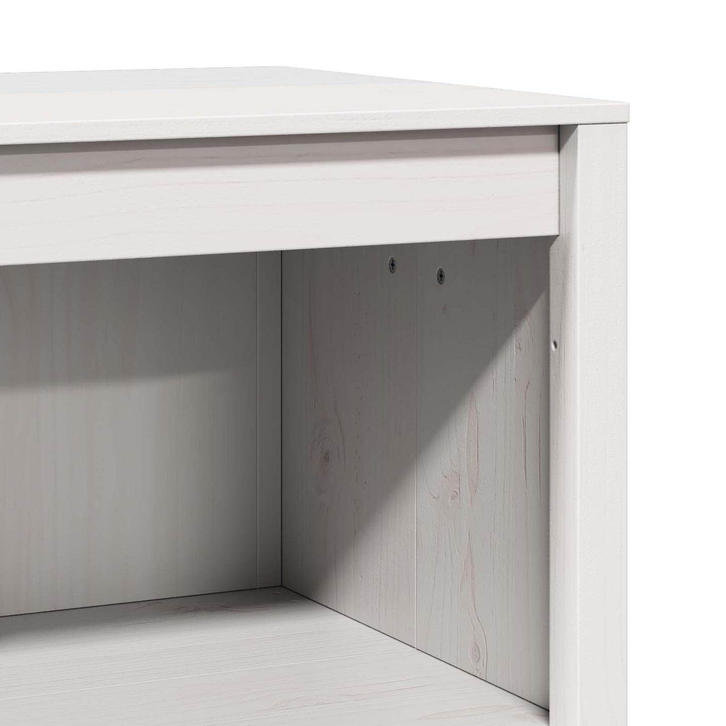 Kitchen Cabinet with Shelf MEPPEL Warm White 106 x 55 x 92 cm