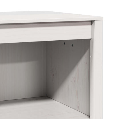 Kitchen Cabinet with Shelf MEPPEL Warm White 106 x 55 x 92 cm