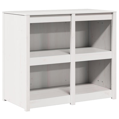 Kitchen Cabinet with Shelf MEPPEL Warm White 106 x 55 x 92 cm