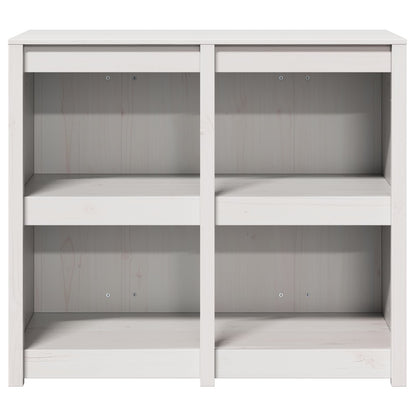 Kitchen Cabinet with Shelf MEPPEL Warm White 106 x 55 x 92 cm