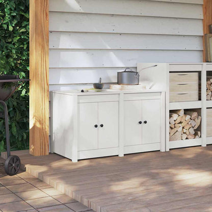 Kitchen Cabinet White 106 x 55 x 64 cm Solid Pine wood