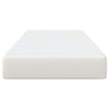 Bed Mattress with Mattress Cream 80 x 200 cm Fabric