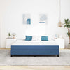Bed Mattress with Mattress Blue 180 x 200 cm Fabric
