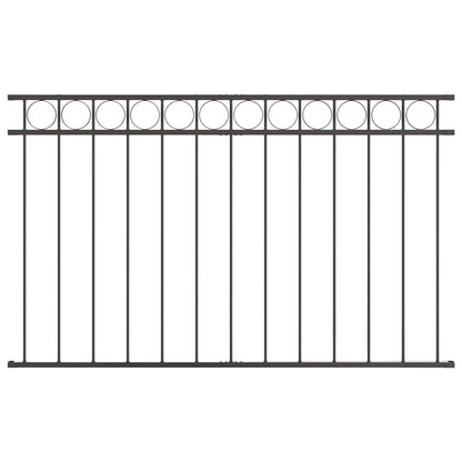 Fence Element ASSEN Grey 170 x 100 cm Steel