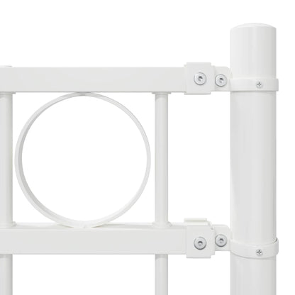 Fence Element ASSEN White 170 x 150 cm Steel