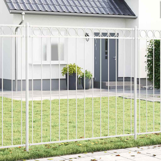 Fence Element ASSEN 170 x 170 cm Steel White