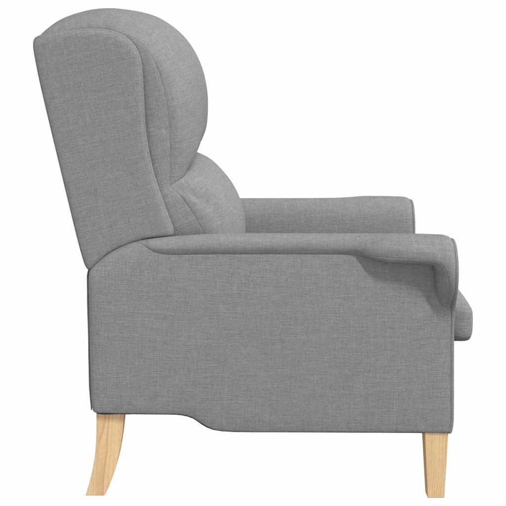 Armchair Light grey 76 x 94 x 102 cm Fabric