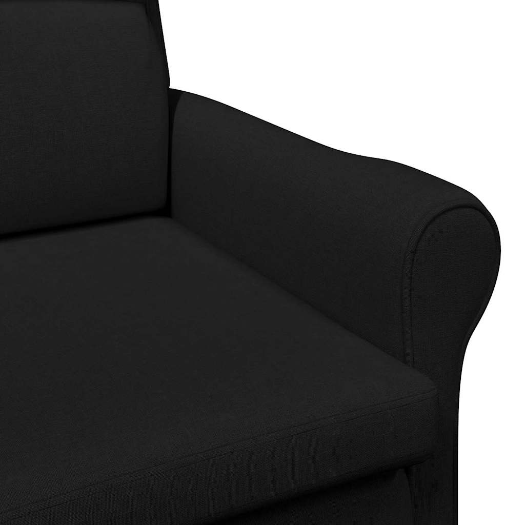 Armchair Black 76 x 94 x 102 cm Fabric