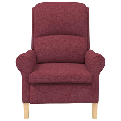 Armchair Wine red 76 x 94 x 102 cm Fabric