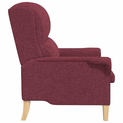 Armchair Wine red 76 x 94 x 102 cm Fabric