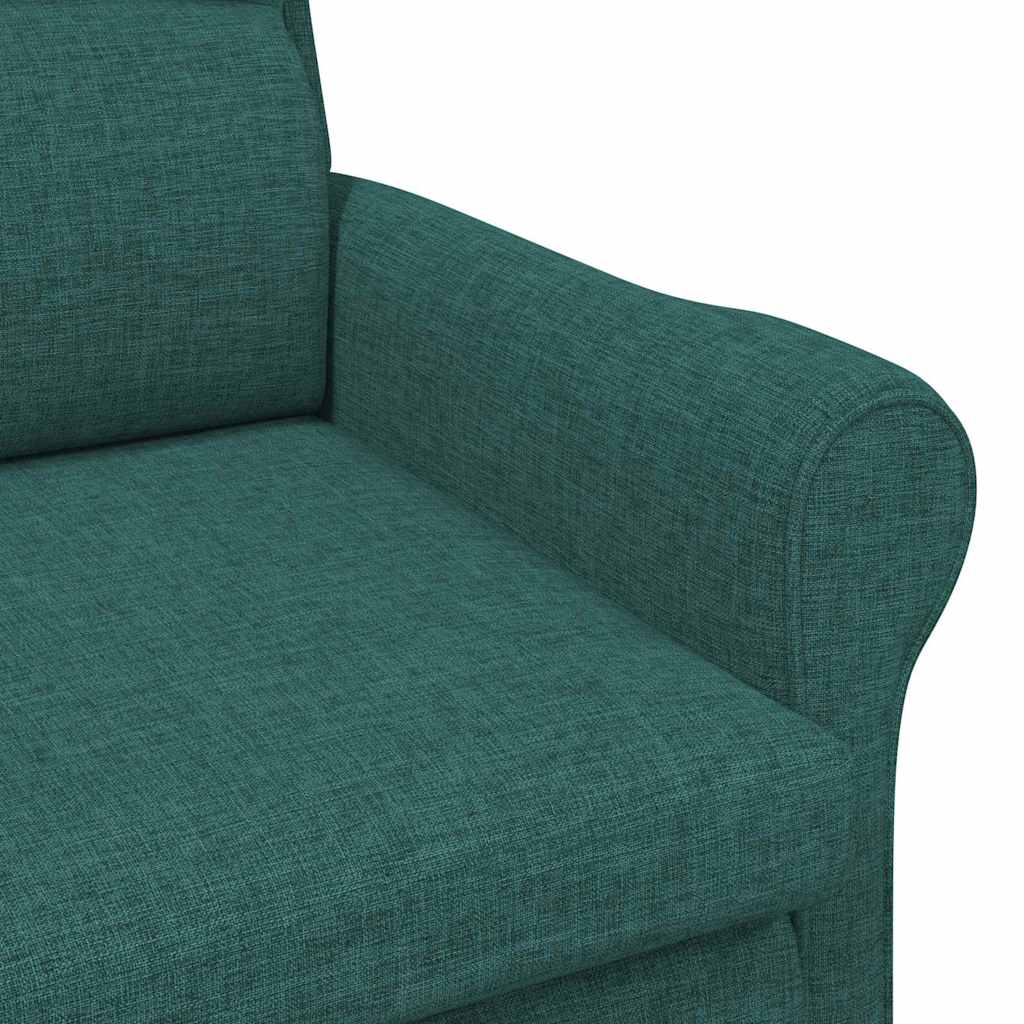 Armchair Dark green 76 x 94 x 102 cm Fabric
