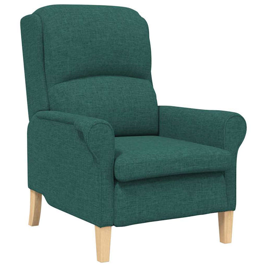 Armchair Dark green 76 x 94 x 102 cm Fabric