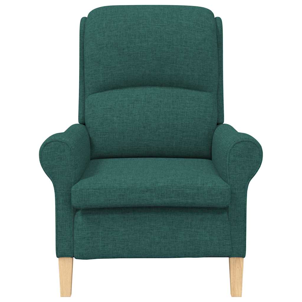 Armchair Dark green 76 x 94 x 102 cm Fabric