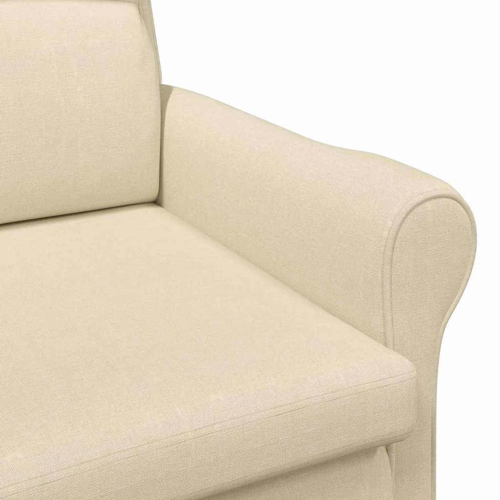 Armchair Cream 76 x 94 x 102 cm Fabric