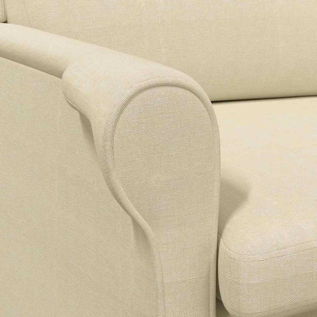 Armchair Cream 76 x 94 x 102 cm Fabric
