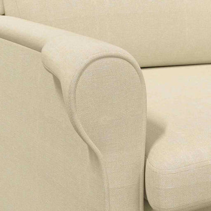Armchair Cream 76 x 94 x 102 cm Fabric