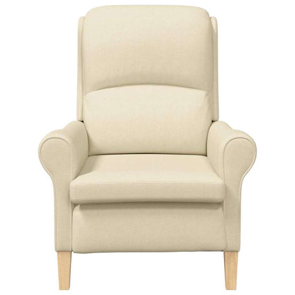 Armchair Cream 76 x 94 x 102 cm Fabric