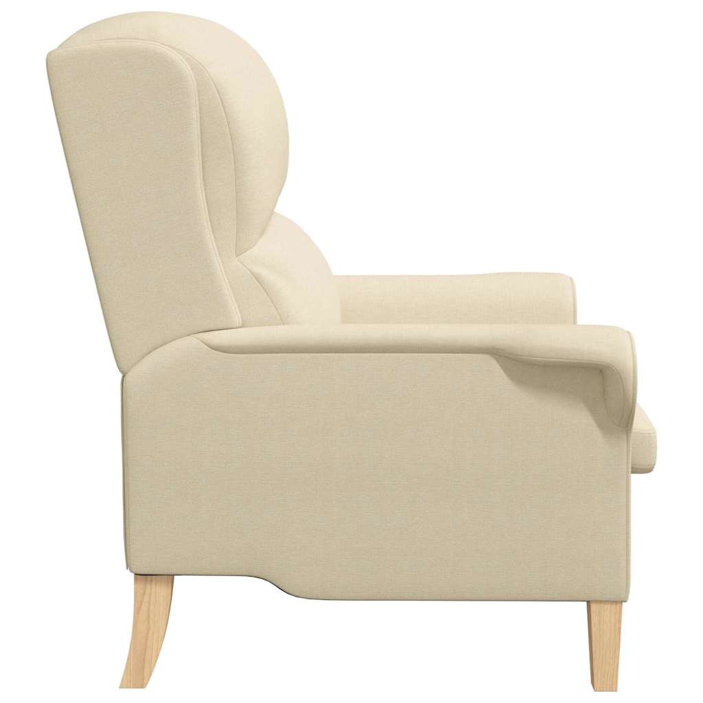 Armchair Cream 76 x 94 x 102 cm Fabric