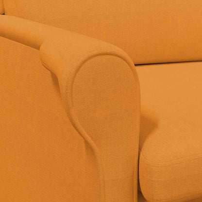 Armchair Dark yellow 76 x 94 x 102 cm Fabric