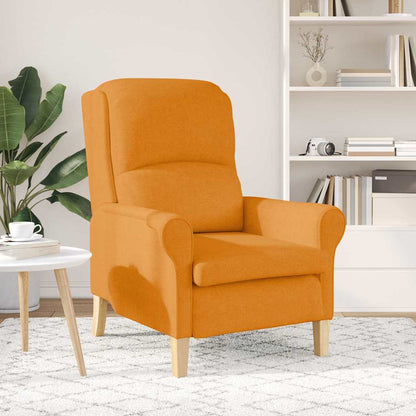 Armchair Dark yellow 76 x 94 x 102 cm Fabric