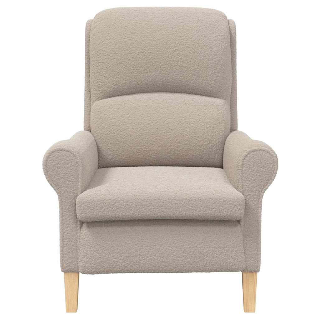 Armchair Light grey 76 x 94 x 102 cm