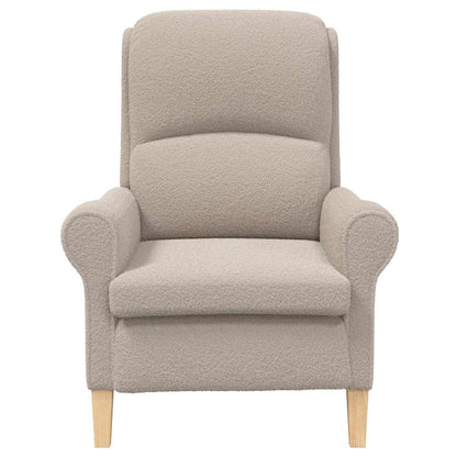 Armchair Light grey 76 x 94 x 102 cm
