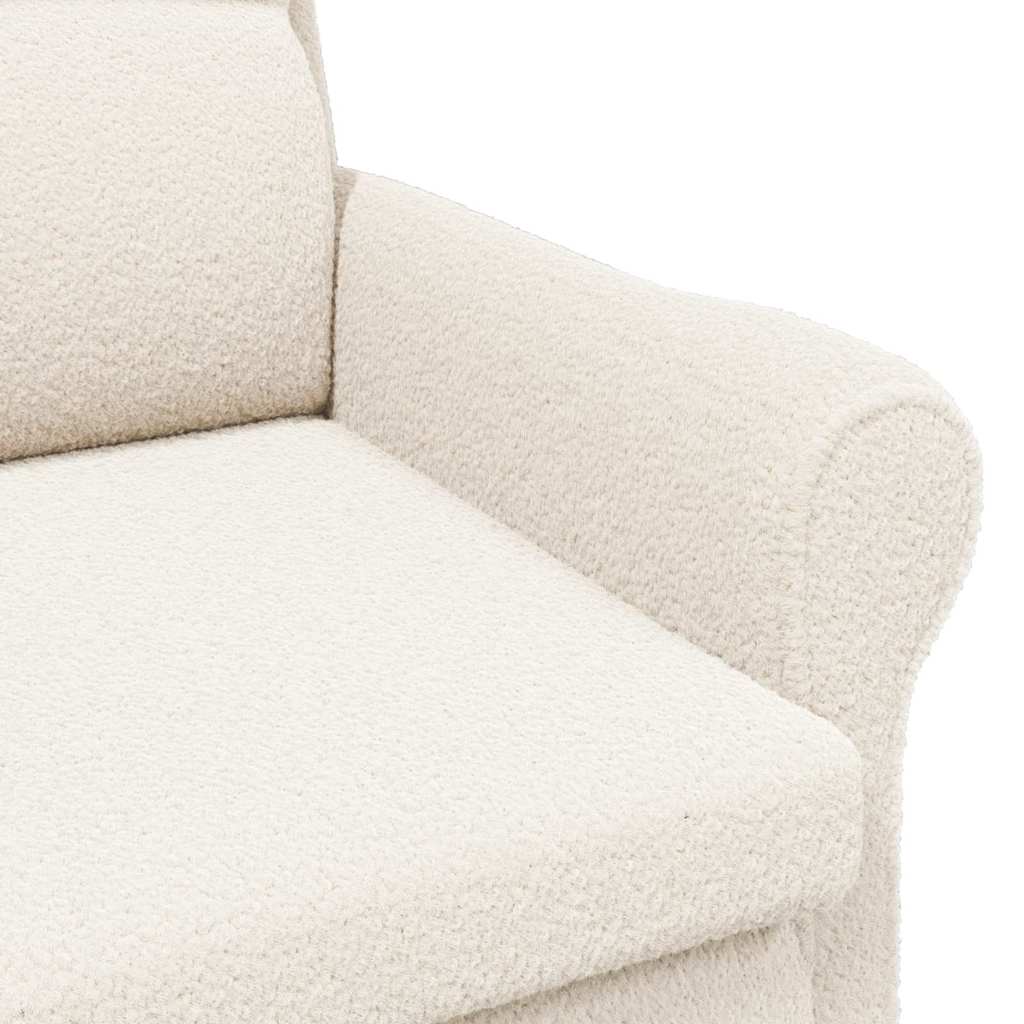 Armchair Cream 76 x 94 x 102 cm