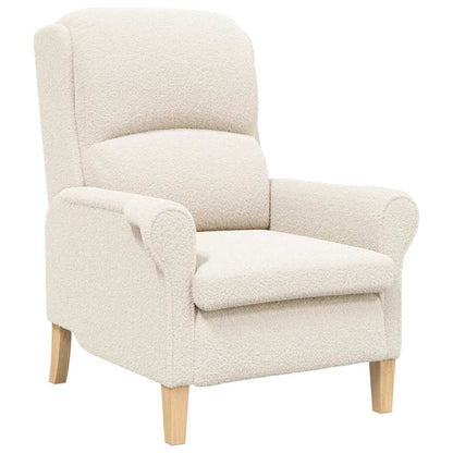 Armchair Cream 76 x 94 x 102 cm