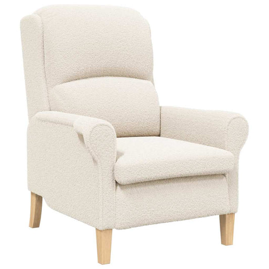 Armchair Cream 76 x 94 x 102 cm