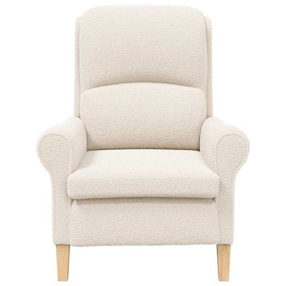 Armchair Cream 76 x 94 x 102 cm