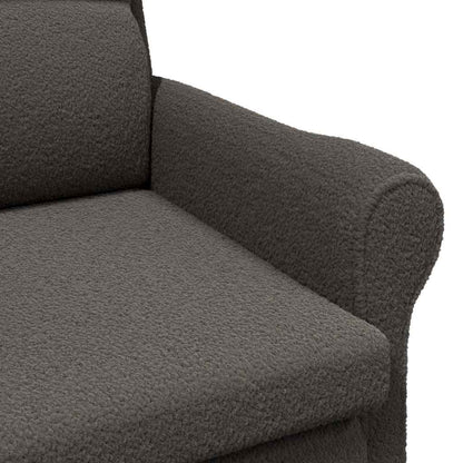Armchair Dark grey 76 x 94 x 102 cm