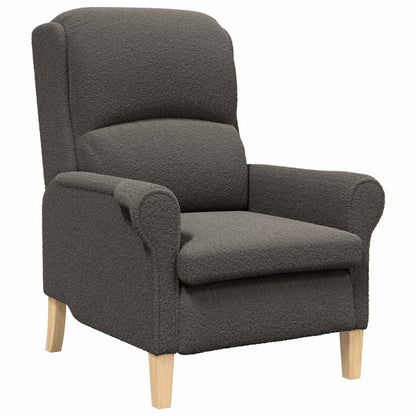 Armchair Dark grey 76 x 94 x 102 cm