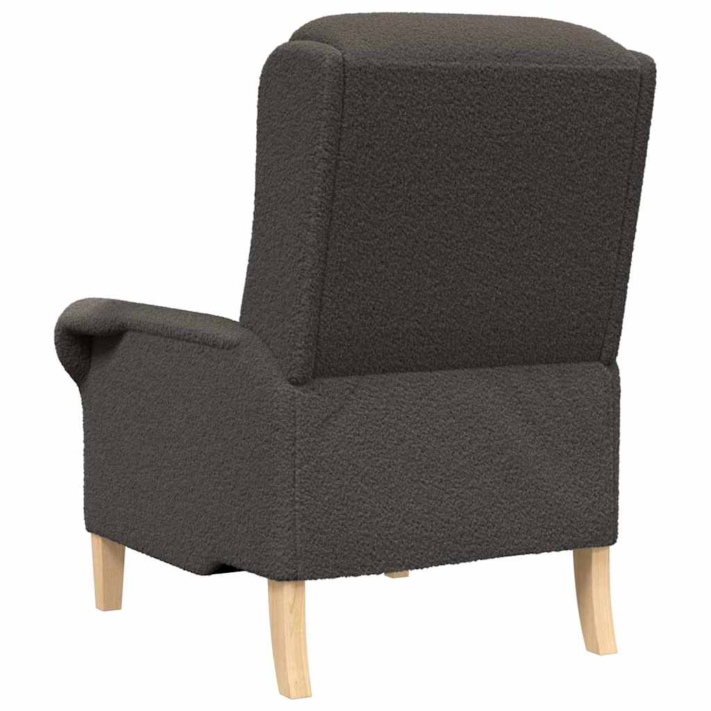 Armchair Dark grey 76 x 94 x 102 cm