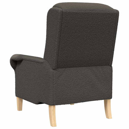 Armchair Dark grey 76 x 94 x 102 cm