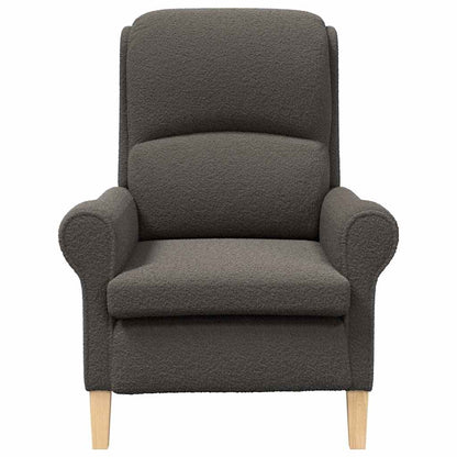 Armchair Dark grey 76 x 94 x 102 cm