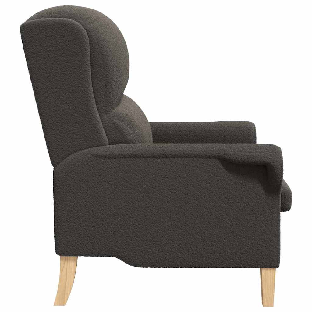 Armchair Dark grey 76 x 94 x 102 cm