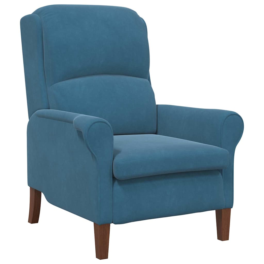 Armchair Blue 76 x 94 x 102 cm Velvet