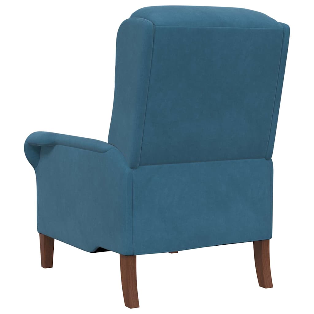 Armchair Blue 76 x 94 x 102 cm Velvet