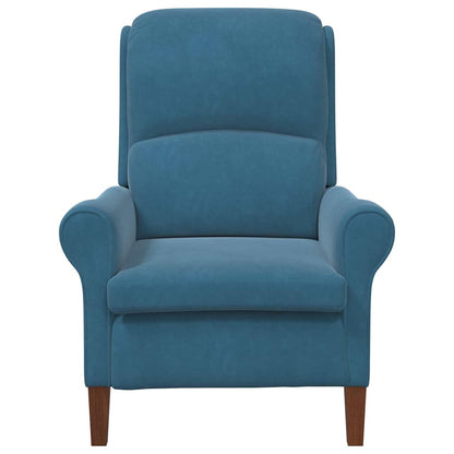 Armchair Blue 76 x 94 x 102 cm Velvet
