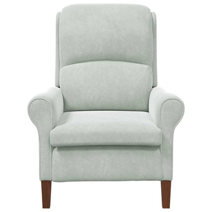 Armchair Light grey 76 x 94 x 102 cm Velvet