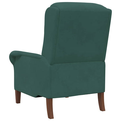 Armchair Dark green 76 x 94 x 102 cm Velvet