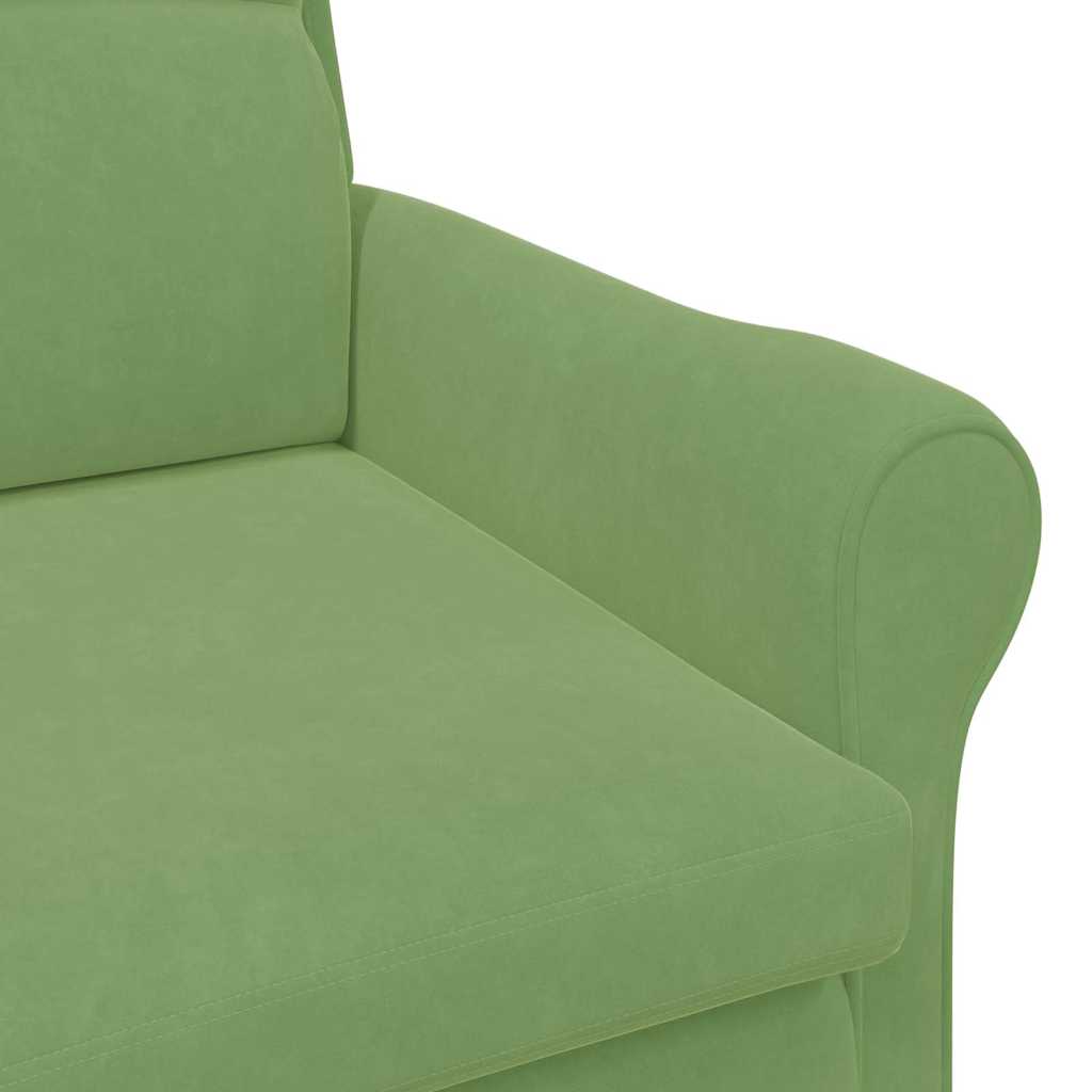 Armchair Light green 76 x 94 x 102 cm Velvet