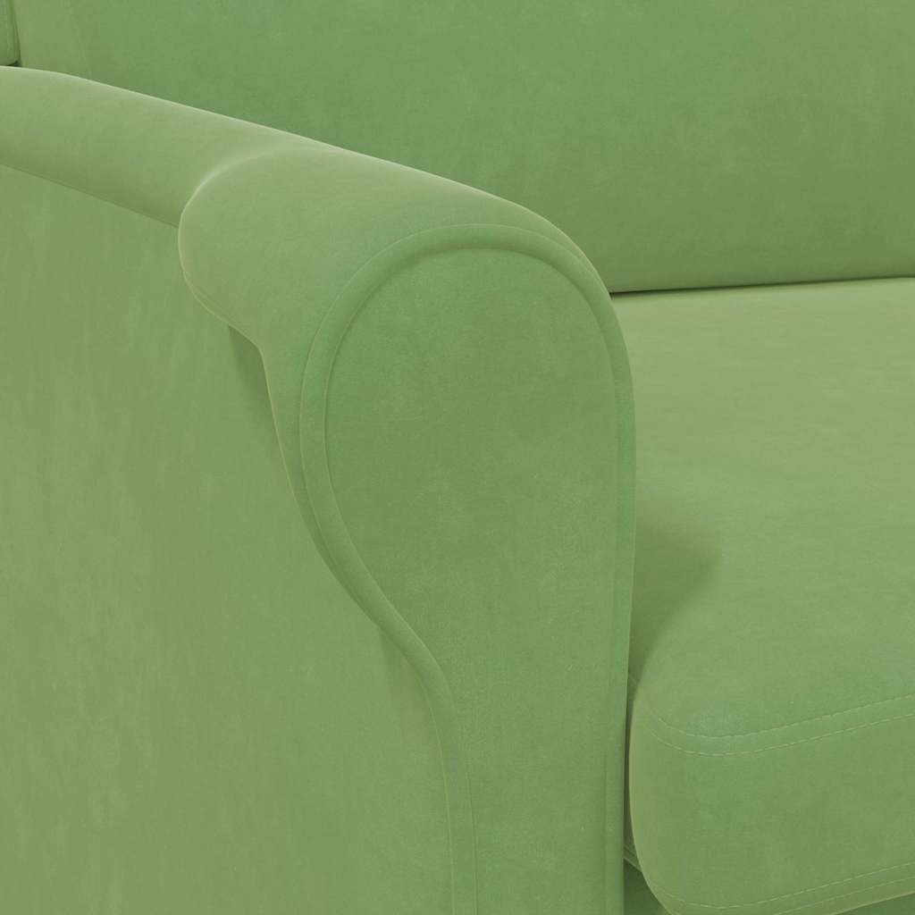Armchair Light green 76 x 94 x 102 cm Velvet