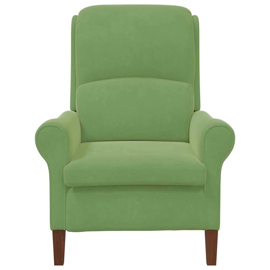 Armchair Light green 76 x 94 x 102 cm Velvet
