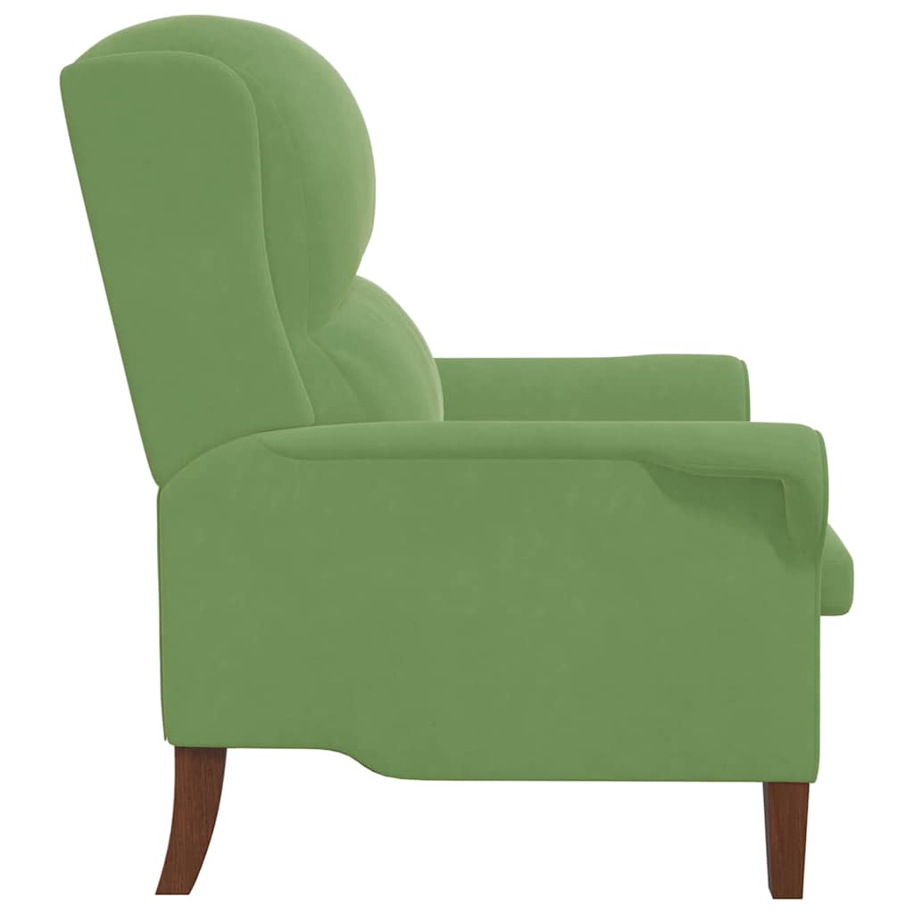 Armchair Light green 76 x 94 x 102 cm Velvet